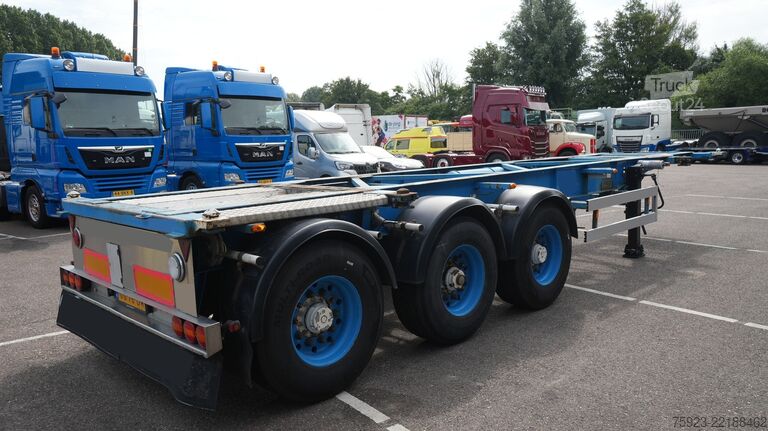 Transporte de contentores Van Hool 3 Axle container chassis 20/30ft