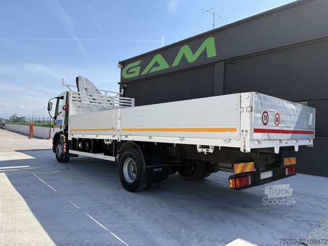 رافعة مثبتة على شاحنة Iveco Eurocargo 150E18 Pritsche+Kran Amco Veba