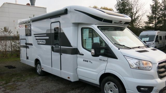 Half-integraal camper ROLLER TEAM Zefiro 266TL MR25/26 Qeens/Hubbett Raumbad Garag