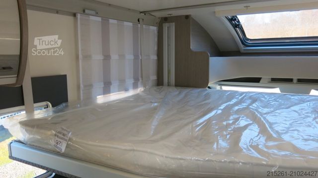 Half-integraal camper ROLLER TEAM Zefiro 266TL MR25/26 Qeens/Hubbett Raumbad Garag