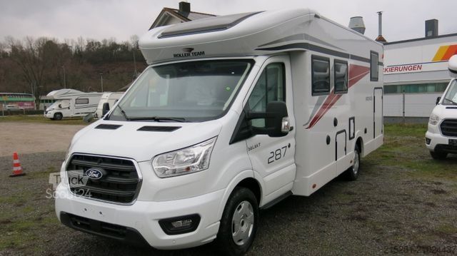 Half-integraal camper ROLLER TEAM Kronos 287TL MR25/26 Einzelbetten Hubbett Garage