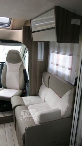 Half-integraal camper ROLLER TEAM Kronos 287TL MR25/26 Einzelbetten Hubbett Garage