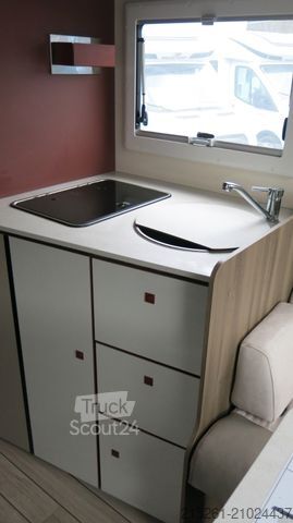 Half-integraal camper ROLLER TEAM Kronos 287TL MR25/26 Einzelbetten Hubbett Garage