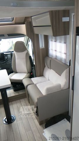 Half-integraal camper ROLLER TEAM Kronos 287TL MR25/26 Einzelbetten Hubbett Garage