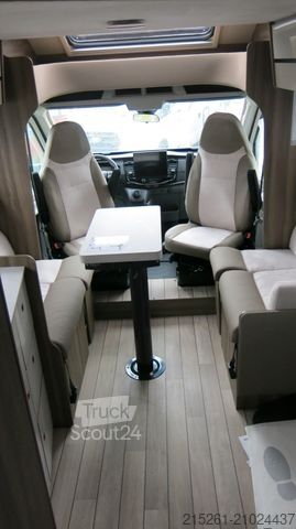 Half-integraal camper ROLLER TEAM Kronos 287TL MR25/26 Einzelbetten Hubbett Garage