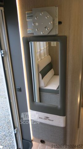 Half-integraal camper ROLLER TEAM Zefiro 285TL, MR25/26, Einzelbetten Hubbett  7m