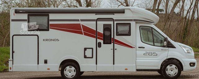 Half-integraal camper ROLLER TEAM Kronos 285TL, Einzelbetten Hubbett MR 25/26