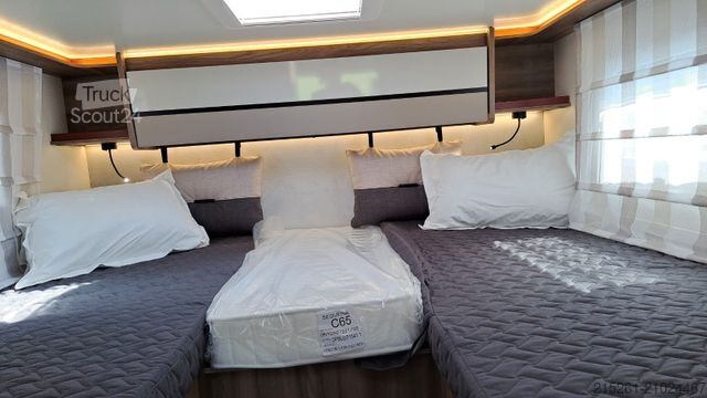 Half-integraal camper ROLLER TEAM Kronos 285TL, Einzelbetten Hubbett MR 25/26