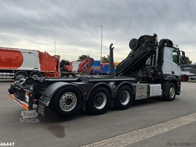 Hakenarmsystem Mercedes-Benz Arocs 3251 8x4 Euro 6 HIab 28 Tonmeter laadkraan