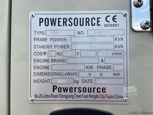 إجمالي Perkins 4006-23TAG3A - 900 kVA Generator - DPX-19818