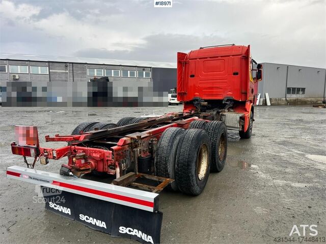 Chasis con cabina Scania R164 6x2 chassis Repair object