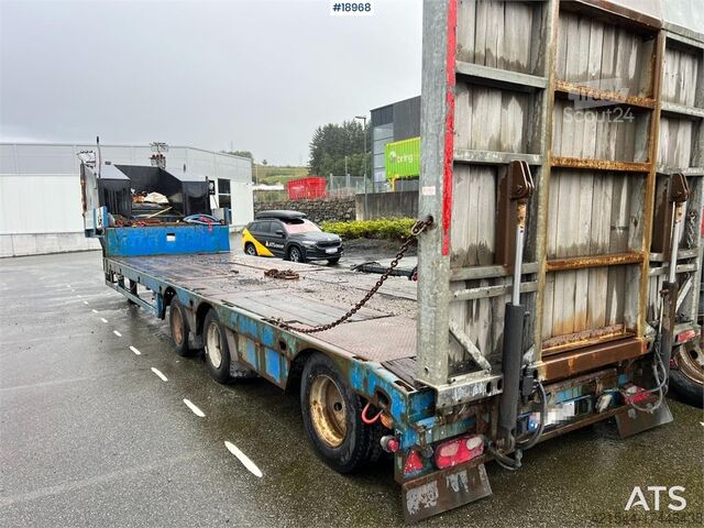 Tieflader Kel-Berg Machine trailer w/ Hydraulic driving bridge