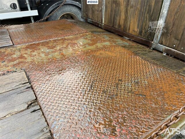 Tieflader Kel-Berg Machine trailer w/ Hydraulic driving bridge