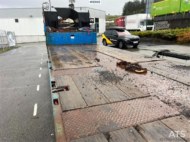 Tieflader Kel-Berg Machine trailer w/ Hydraulic driving bridge