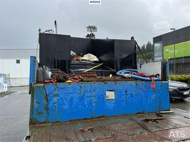 Tieflader Kel-Berg Machine trailer w/ Hydraulic driving bridge