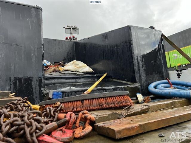 Tieflader Kel-Berg Machine trailer w/ Hydraulic driving bridge