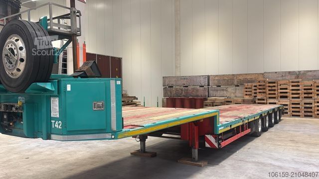 Низкорамный полуприцеп MEUSBURGER MTS-4  Ausziehbar 13400 - 18000 mm 2 x Lenk  Tüv