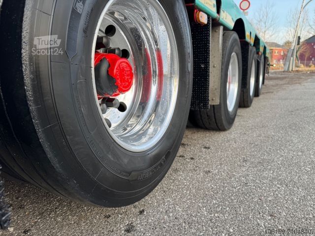 Низкорамный полуприцеп MEUSBURGER MTS-4  Ausziehbar 13400 - 18000 mm 2 x Lenk  Tüv