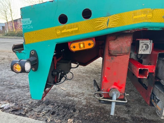 Низкорамный полуприцеп MEUSBURGER MTS-4  Ausziehbar 13400 - 18000 mm 2 x Lenk  Tüv