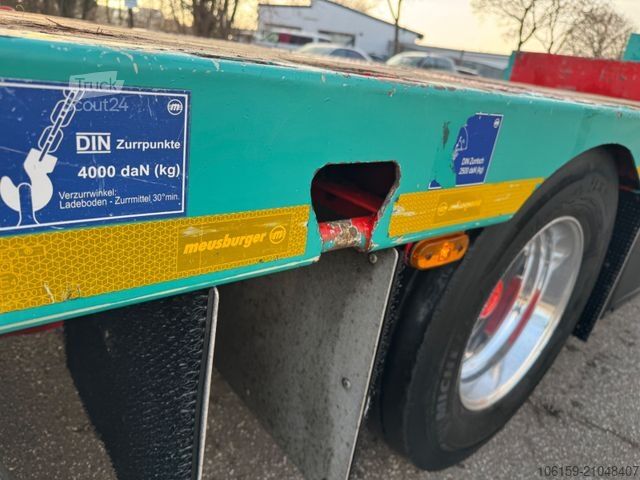 Низкорамный полуприцеп MEUSBURGER MTS-4  Ausziehbar 13400 - 18000 mm 2 x Lenk  Tüv