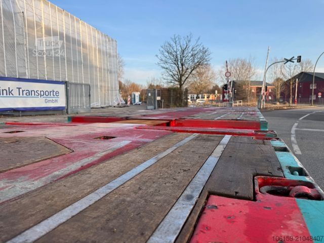 Низкорамный полуприцеп MEUSBURGER MTS-4  Ausziehbar 13400 - 18000 mm 2 x Lenk  Tüv