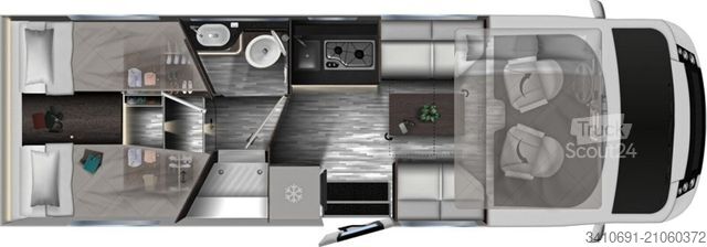 Kamper zintegrowany MOBILVETTA Kea I86 verfügbar ab ca. 06.2026!