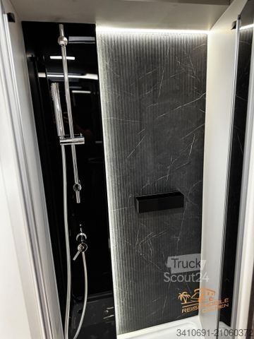 Integreret autocamper MOBILVETTA Kea I86 RFK Navi Solar 32 TV WiFi Alde Lithium