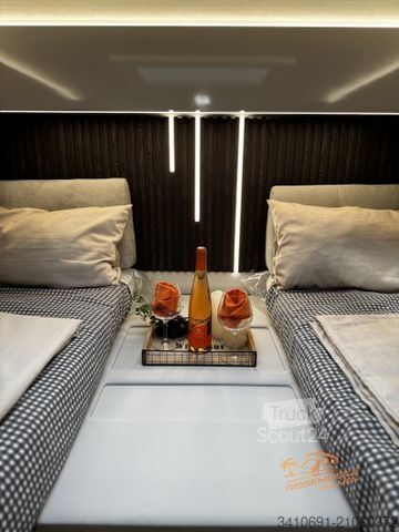 Integreret autocamper MOBILVETTA Kea I86 RFK Navi Solar 32 TV WiFi Alde Lithium