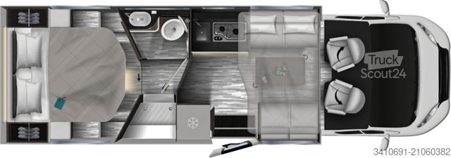 Camping-car semi-intégré MOBILVETTA Kea P90 NB verfügbar ab ca.06.2026!