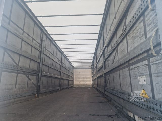 Open oplegger met zeil SCHMITZ CARGOBULL 3-Achs Tautliner Liftachse Edscha Lasi Code XL