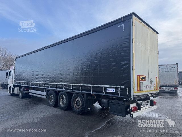 Open semitrailer with tarp Schmitz Cargobull Curtainsider Standard
