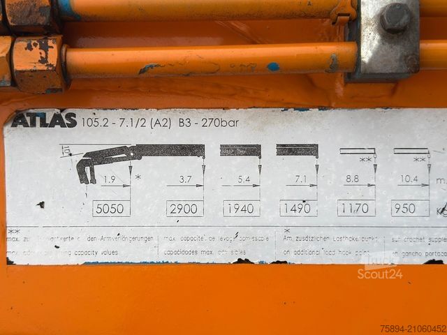 Autómentő MAN TGA 26.360 * ATLAS 105.2 - 7.112 * TOPZUSTAND