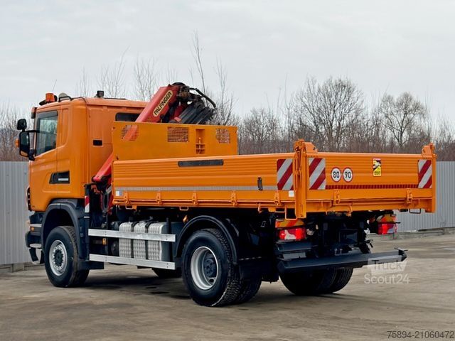 Kamyon üzerine monteli vinç SCANIA G 360 * KIPPER 4,10m * PALFINGER PK 11002/ 4x4