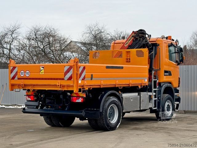 Kamyon üzerine monteli vinç SCANIA G 360 * KIPPER 4,10m * PALFINGER PK 11002/ 4x4