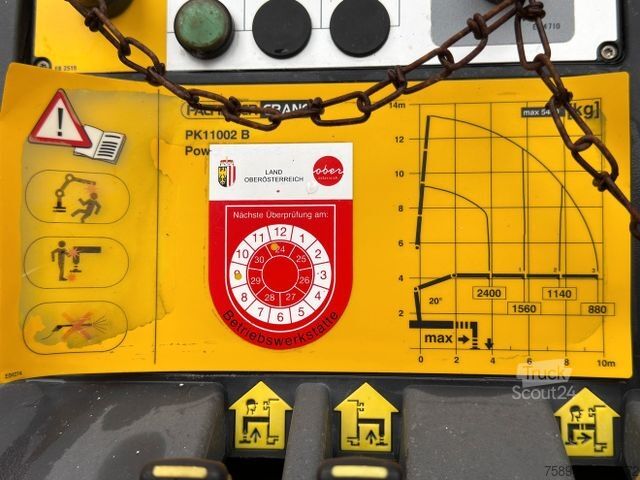 Kamyon üzerine monteli vinç SCANIA G 360 * KIPPER 4,10m * PALFINGER PK 11002/ 4x4