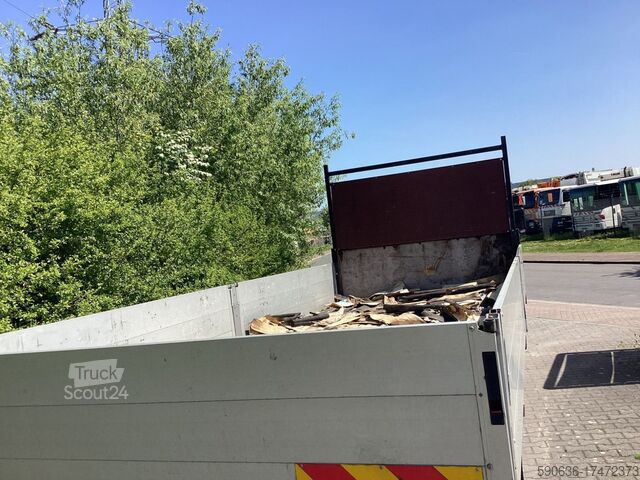 Plattformanhänger Renault Midlum 220 DCI, Klima, 6 Zylinder