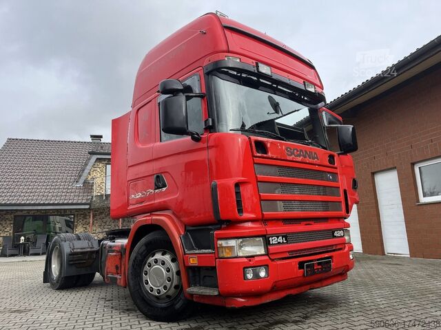 Scania 124-420, Manual Gearbox, Klima,Retarder,Hyraulik truck tractor Scania 124-420, Manual Gearbox, Klima,Retarder,Hyraulik