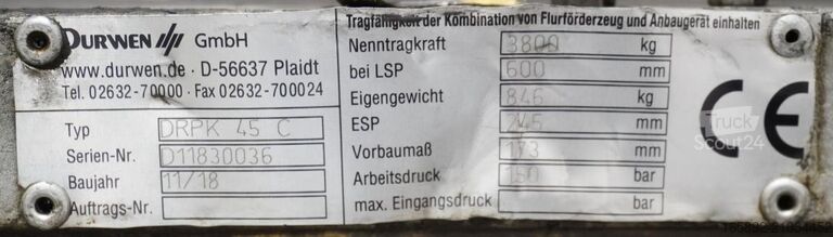 Vork DURWEN DRPK 45 C