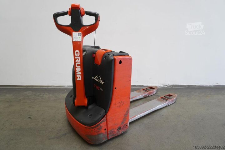 ръчна палетна количка Linde T 16 ION 1152