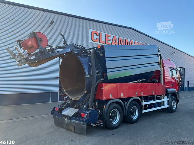 Zuigvoertuig Man TGA 33.350 6x4 Wicom Combi