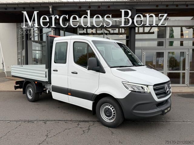Platformwagen dubbele cabine Mercedes-Benz Sprinter 317 CDI 3665 9G DoKa AHK Klima Kamera