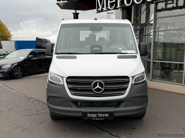 Platformwagen dubbele cabine Mercedes-Benz Sprinter 317 CDI 3665 9G DoKa AHK Klima Kamera