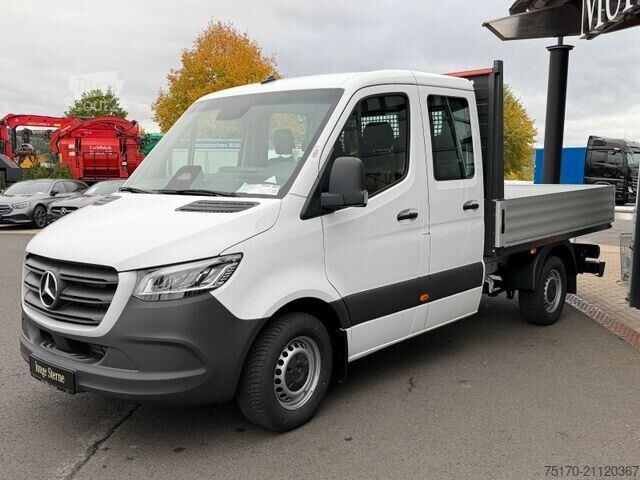 Platformwagen dubbele cabine Mercedes-Benz Sprinter 317 CDI 3665 9G DoKa AHK Klima Kamera