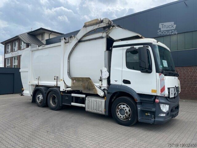 Garbage truck Mercedes-Benz 2533 6x2 Antos HS-Ăśberkopflader