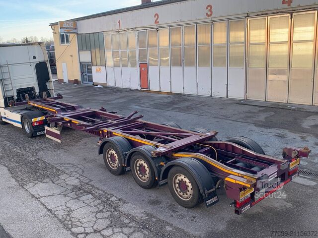 Semirimorchio a cassa mobile DENNISON Extendable 1x20'/2x20' /1x40'  (6.X)