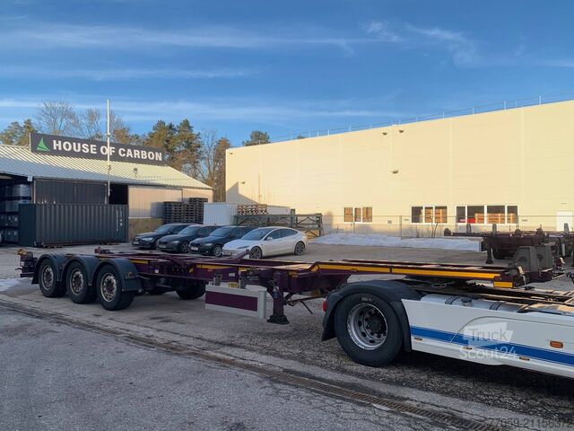 Semirimorchio a cassa mobile DENNISON Extendable 1x20'/2x20' /1x40'  (6.X)