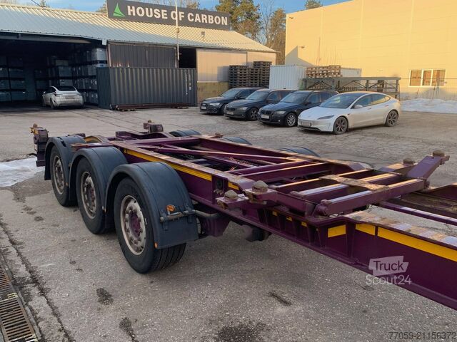 Semirimorchio a cassa mobile DENNISON Extendable 1x20'/2x20' /1x40'  (6.X)