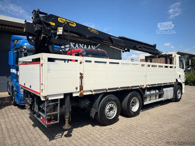 Kuorma-autoon asennettu nosturi DAF CF 460  6x2  Baustoff Palfinger PK18001L