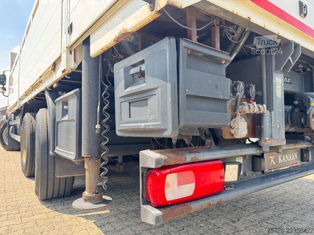 Kuorma-autoon asennettu nosturi DAF CF 460  6x2  Baustoff Palfinger PK18001L
