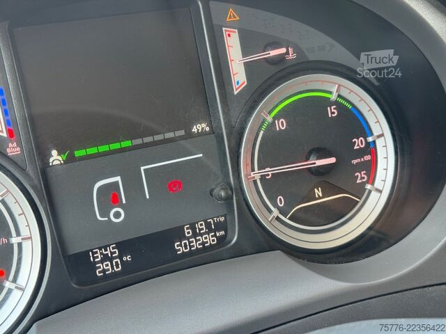 Kuorma-autoon asennettu nosturi DAF CF 460  6x2  Baustoff Palfinger PK18001L